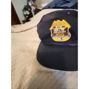 CID Dept. Of Treasury U.S Special Agent Vintage Blue Mesh Universal ZIPTIE 1980s